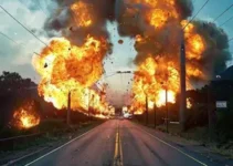 Detonações na Serra das Araras