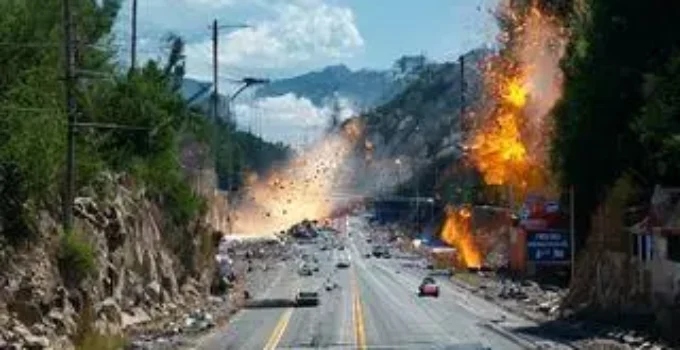 Pista de subida da Serra das Araras