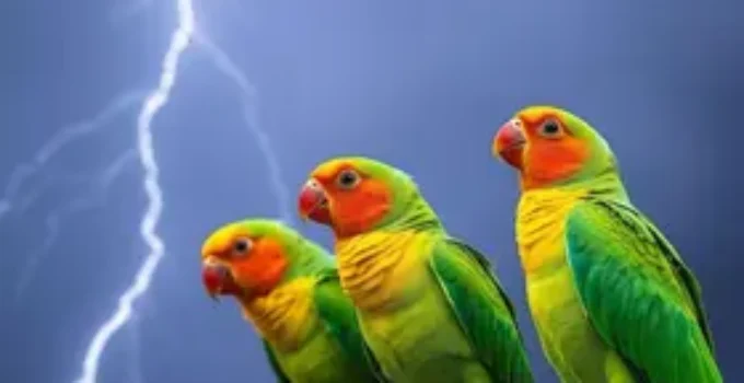 trovões e raios