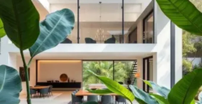 interior e exterior em arquitetura