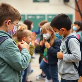 alunos das escolas municipais