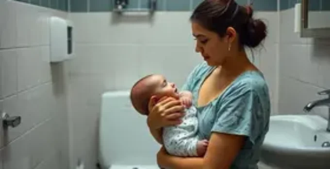 bebê abandonada em lixeira