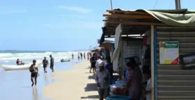 quiosques precários
