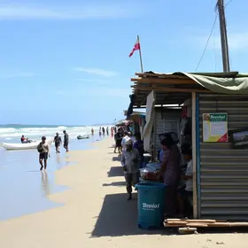 quiosques precários