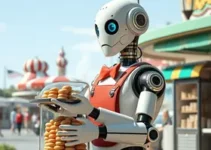 garçom robô