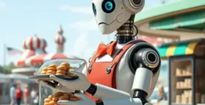 garçom robô