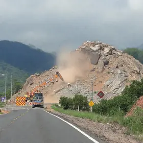 bloqueios na Serra das Araras